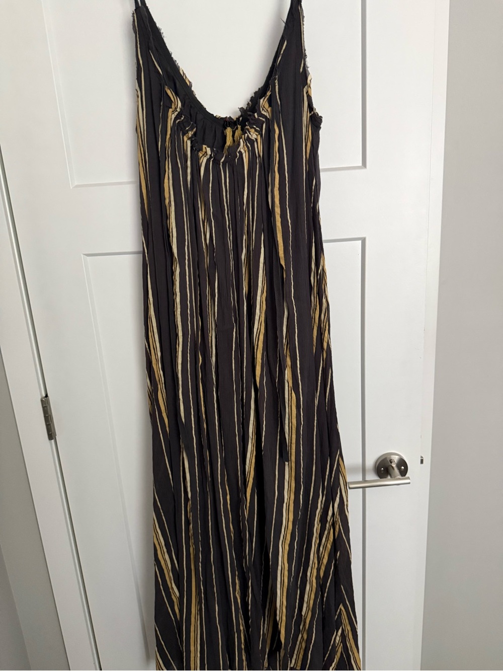 Free people, Bohemian, black gold dress - Picture 2 of 5